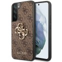 Guess nakładka do Samsung Galaxy S23 GUHCS23S4GMGBR brązowy hardcase 4G Big Metal Logo