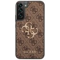 Guess nakładka do Samsung Galaxy S23 GUHCS23S4GMGBR brązowy hardcase 4G Big Metal Logo