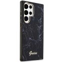 Guess nakładka do Samsung Galaxy S23 GUHCS23SPCUMAK czarna HC PU/TPU Marble