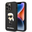 Karl Lagerfeld nakładka do iPhone 14 Plus 6,7" KLHCP14MSNIKBCK czarna hardcase Silicone NFT Ikonik