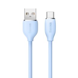 Baseus kabel Jelly Liquid USB - USB-C 1,2 m niebieski 100W