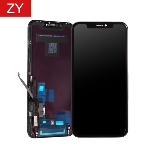 Wyświetlacz z panelem dotykowym iPhone XR Service Pack ZY czarny