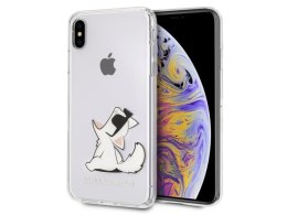Etui Karl Lagerfeld Choupette do Apple iPhone X/XS Clear