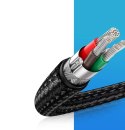 UGREEN kabel USB Type C kabel - USB Type C Quick Charge 480 Mbps 60 W 3 A 1 m černo-šedý (US261 50150)