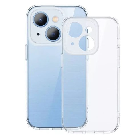 Baseus Illusion Protection Set Transparentní pouzdro, tvrzené sklo a rámečky fotoaparátu pro iPhone 14 Plus