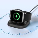 Indukční nabíječka pro Apple Watch Bezdrátová Qi nabíječka pro chytré hodinky Black