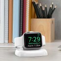 Indukční nabíječka pro Apple Watch Qi Wireless Charger Stand White