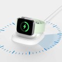 Indukční nabíječka pro Apple Watch Qi Wireless Charger Stand White