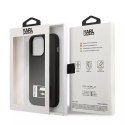 Etui Karl Lagerfeld KLHCP13X3DKPK pro iPhone 13 Pro Max 6,7" pevné pouzdro Ikonik Patch