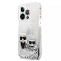 Etui Karl Lagerfeld KLHCP13XGKCS pro iPhone 13 Pro Max 6,7" pevný obal Liquid Glitter Karl