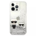 Etui Karl Lagerfeld KLHCP13XGKCS pro iPhone 13 Pro Max 6,7" pevný obal Liquid Glitter Karl