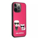 Etui Karl Lagerfeld KLHCP13XPCUSKCP pro iPhone 13 Pro Max 6,7" pevný obal Ikonik Karl