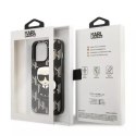 Etui Karl Lagerfeld KLHCP13XPMNIKBK pro iPhone 13 Pro Max 6,7" pevné pouzdro Monogram Ikonik Patch