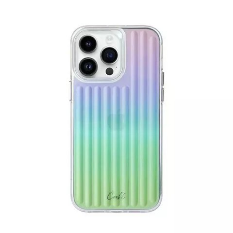 Etui UNIQ Coehl Linear pro iPhone 14 Pro 6,1" opalowy/iridescent