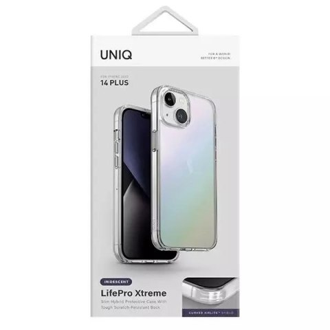Etui UNIQ LifePro Xtreme pro iPhone 14 Plus 6,7" opál/duhovka