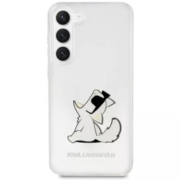 Karl Lagerfeld KLHCS23SCFNRC ochranné pouzdro na telefon pro Samsung Galaxy S23 S911 průhledné pevné pouzdro Choupette Fun