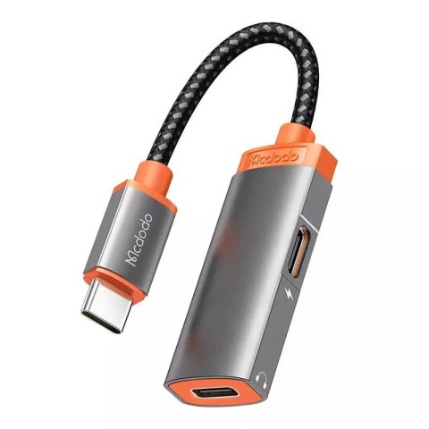 Mcdodo CA-0520 USB-C na 2x USB-C adaptér, PD 60W (černý)