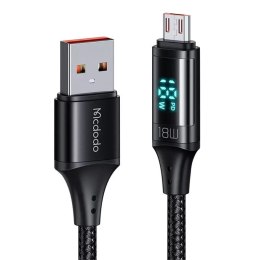 Mcdodo CA-1070 kabel USB na Micro USB, 3A, 1,2 m (černý)
