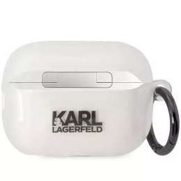 Ochranné pouzdro na sluchátka Karl Lagerfeld KLAP2HNIKTCT pro Apple AirPods Pro 2 kryt průhledný Ikonik Karl Lagerfeld
