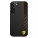 Etui Ferrari FESAXHCS22MBK do Galaxy S22 S906hardcase On Track Carbon Stripe černá/černá