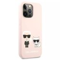 Etui Karl Lagerfeld KLHCP13LSSKCI pro iPhone 13 Pro / 13 6,1" pevný obal silikonový Karl