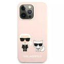 Etui Karl Lagerfeld KLHCP13LSSKCI pro iPhone 13 Pro / 13 6,1" pevný obal silikonový Karl