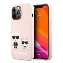 Etui Karl Lagerfeld KLHCP13LSSKCI pro iPhone 13 Pro / 13 6,1" pevný obal silikonový Karl