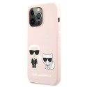 Etui Karl Lagerfeld KLHCP13LSSKCI pro iPhone 13 Pro / 13 6,1" pevný obal silikonový Karl