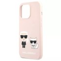 Etui Karl Lagerfeld KLHCP13LSSKCI pro iPhone 13 Pro / 13 6,1" pevný obal silikonový Karl