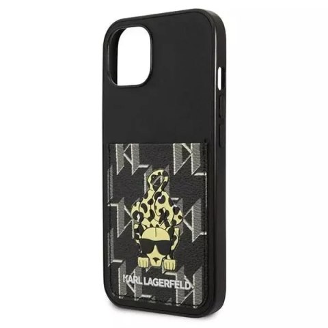 Etui Karl Lagerfeld KLHCP13MCANCNK pro iPhone 13 6,1" pevný obal Karlimals Cardslot