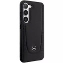 Mercedes Samsung Galaxy S23 HardCase kožené městské černé