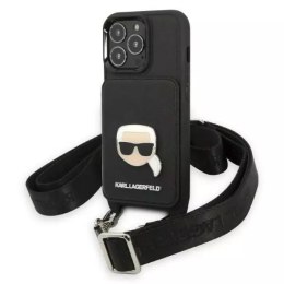 Ochranné pouzdro na telefon Karl Lagerfeld KLHCP13LSAKHPK pro Apple iPhone 13 Pro / 13 6,1