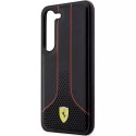 Pouzdro Ferrari pro Samsung Galaxy S23 HardCase Perforated 296-P černé