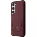 Pouzdro Mercedes Case pro Samsung Galaxy S23 Plus HardCase Leather Urban Bengale červené