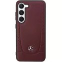 Pouzdro Mercedes Case pro Samsung Galaxy S23 Plus HardCase Leather Urban Bengale červené