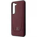 Pouzdro Mercedes Case pro Samsung Galaxy S23 Plus HardCase Leather Urban Bengale červené