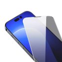 Tvrzené sklo s protiprachovou vrstvou a privátním filtrem 0,3 mm Baseus Crystal pro iPhone 14 Pro Max (1 ks)