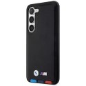 BMW Pouzdro pro Samsung Galaxy S23 Leather Stamp Tricolor black