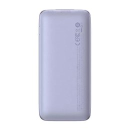 Baseus Bipow Pro Powerbanka 10000mAh, 2xUSB, USB-C, 22,5W (fialová)