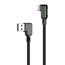 Kabel USB na Micro USB, Mcdodo CA-7530, šikmý, 1,2 m (černý)