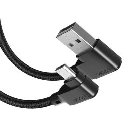 Kabel USB na Micro USB, Mcdodo CA-7530, šikmý, 1,2 m (černý)