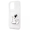 Karl Lagerfeld KLHCP13LCFNRC ochranné pouzdro na telefon pro Apple iPhone 13 Pro / 13 6,1" pevné pouzdro průhledné Choupette Fun