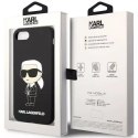 Ochranné pouzdro na telefon Karl Lagerfeld KLHCI8SNIKBCK pro Apple iPhone 7/8/ SE 2020/2022 hardcase black/black Silikon Ikonik