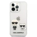 Ochranné pouzdro na telefon Karl Lagerfeld KLHCP13LCKTR pro Apple iPhone 13 Pro / 13 6,1" pevný obal Transparent Karl