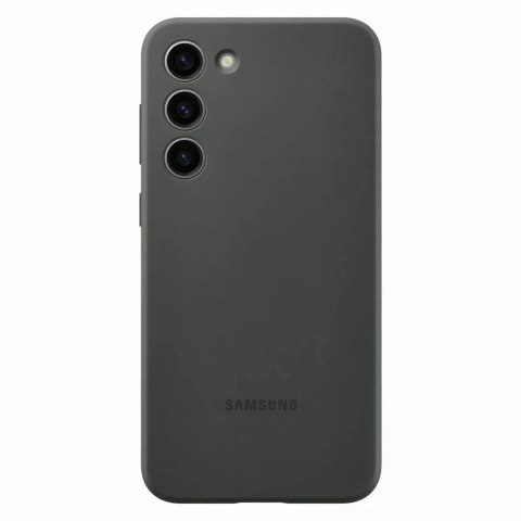 Silikonový kryt Samsung pro Samsung Galaxy S23 Plus khaki silikonové pouzdro