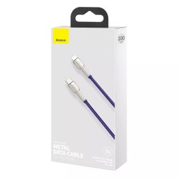 Baseus Cafule USB-C to Lightning kabel, 20W, 2m (fialový)