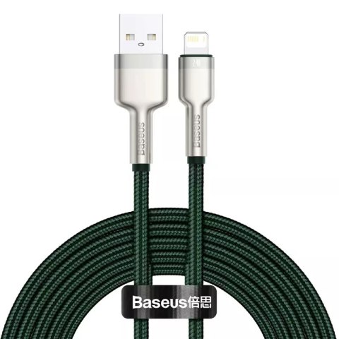 Baseus Cafule USB to Lightning kabel, 2,4A, 2m (zelený)