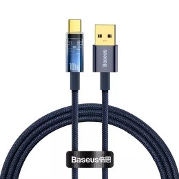 Baseus Explorer kabel USB na USB-C, 100 W, 1 m (modrý)
