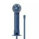 Baseus Flyer Turbine Portable Handheld Fan Lightning Kabel (modrý)