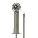 Baseus Flyer Turbine Portable Handheld Fan Lightning Kabel (zelený)